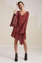 The Fifth The Rhythm Long Sleeve Dress Dark Jasmine Print