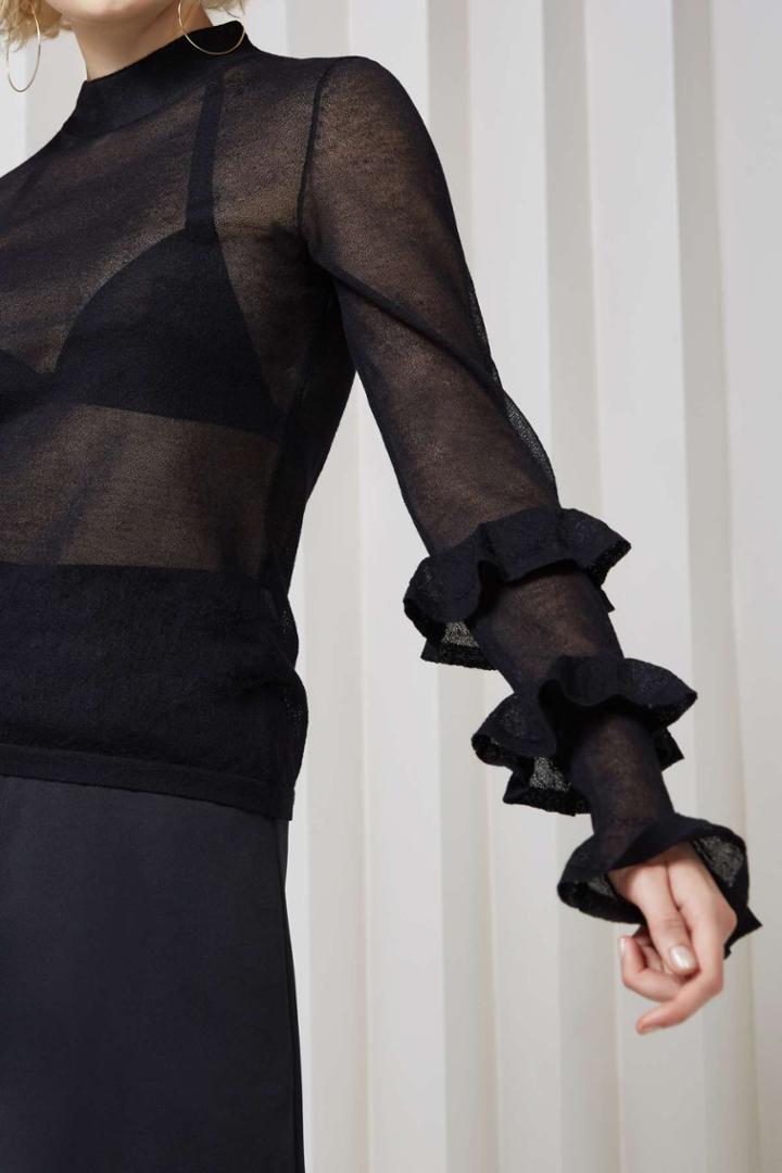 Keepsake Faith Knit Top Black