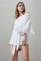 C/meo Collective Fading Nights Playsuit Ivory