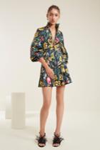 C/meo Collective C/meo Collective Another Lover Long Sleeve Dress Black Floralxxs, Xs,s,m