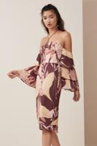 Finders Keepers Finders Keepers Bloom Midi Dress Fig Floralxxs, Xs,s,m,l