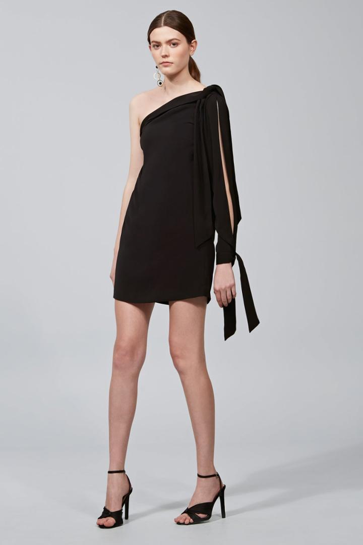 Keepsake All Tied Up Dress Black