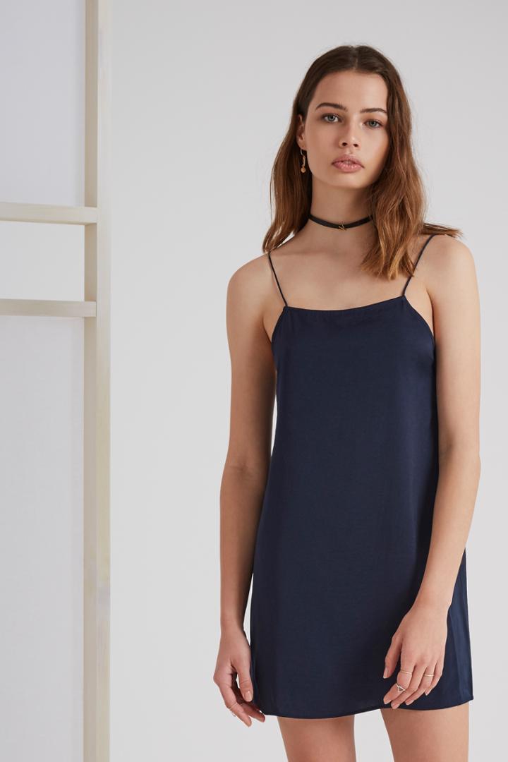 The Fifth The Nightingale Cami Dress Petrol Blue
