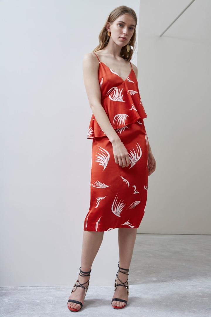C/meo Collective C/meo Collective Nothing Even Matters Dress Poppy Wings