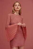 Keepsake Be The One Long Sleeve Mini Dress Cinnamon
