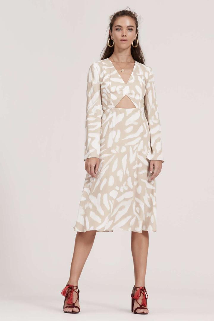 Finders Keepers Finders Keepers Mercurial Dress Nude Spot Print