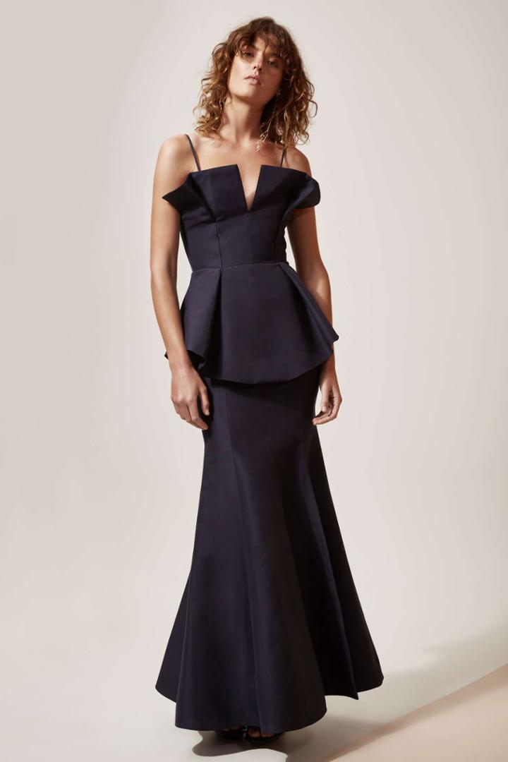 C/meo Collective C/meo Collective Conduit Full Length Dress Navy