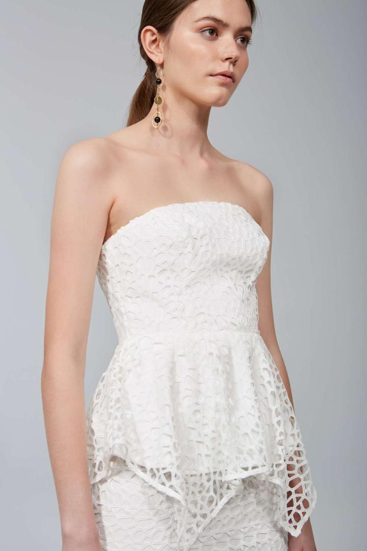Keepsake Keepsake Midnight Hour Lace Bustier Ivory