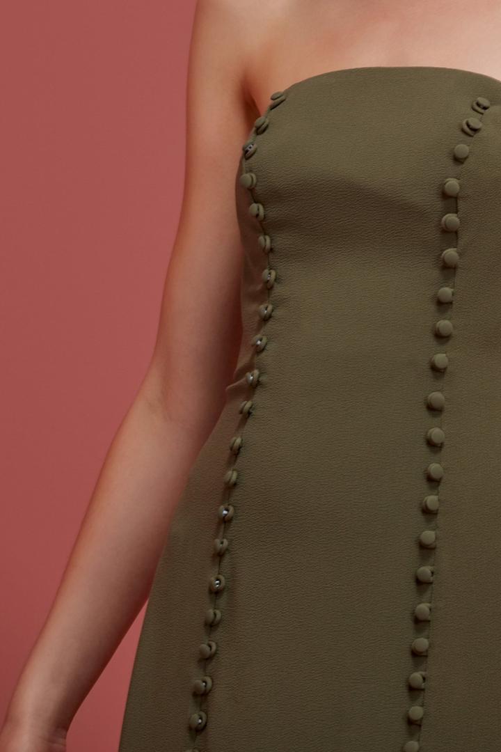 Keepsake Morning Rain Dress Olive