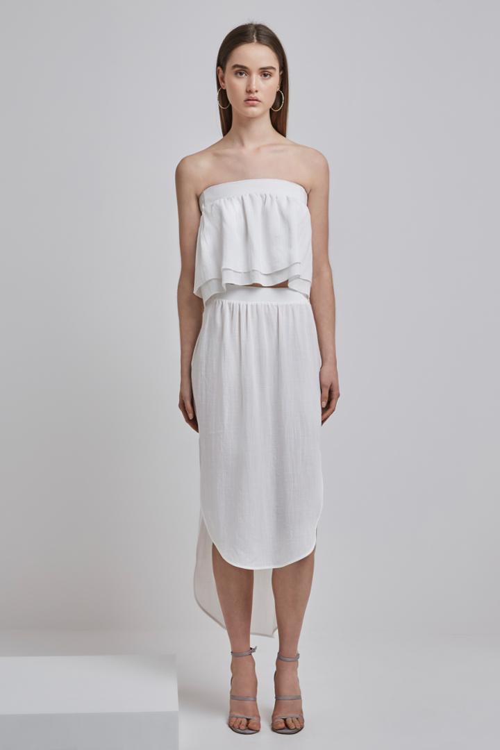 Finders Keepers Finders Keepers Mason Strapless Crop Cloud