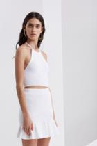 Finders Keepers Frederick Knit Crop Top Cloud