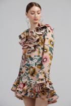C/meo Collective C/meo Collective Immerse Long Sleeve Dress Blush Floralxxs, Xs,s,m,l