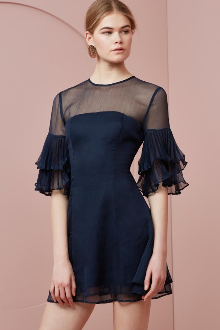 Keepsake Say You Will Mini Dress Navy