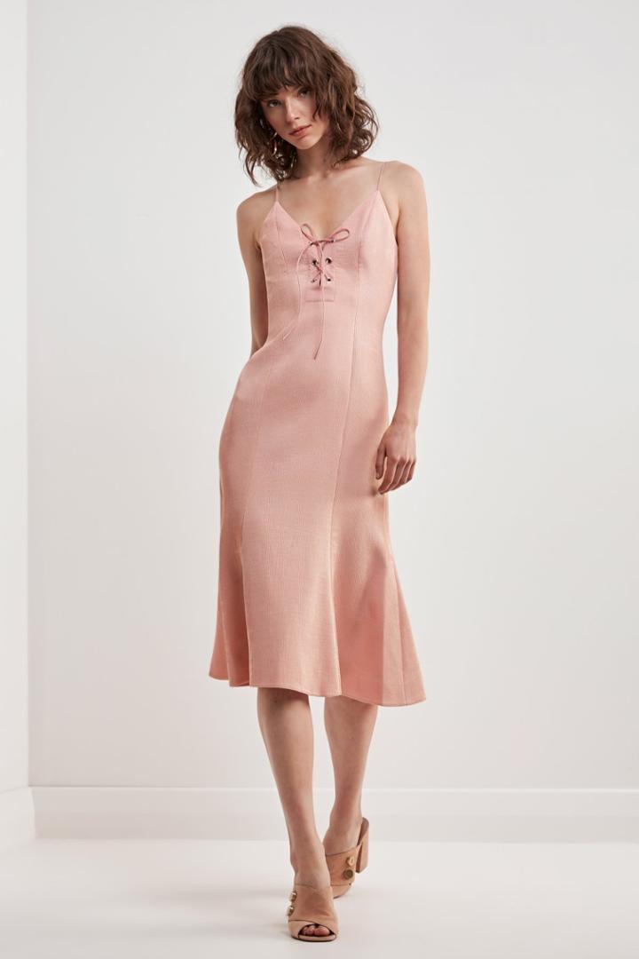 C/meo Collective Standing Still Dress Peach