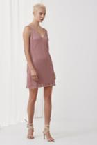 Keepsake She's Gone Mini Dress Mauve