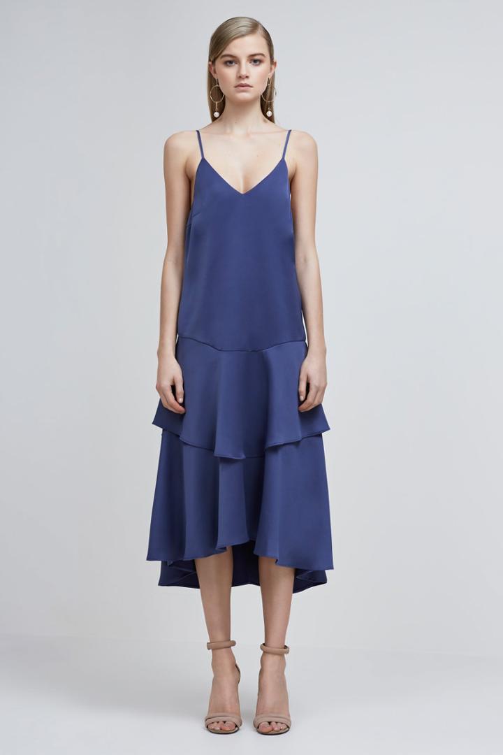 Keepsake Keepsake Rising Sun Dress Navy