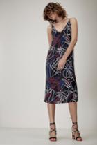 C/meo Collective Infinite Dress Black Stencil