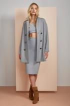 Finders Keepers Finders Keepers Seidler Coat Light Grey Marle