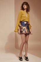 C/meo Collective Need You Skirt Navy Botanic
