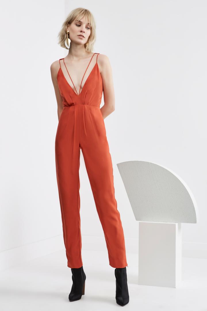 C/meo Collective Set In Stone Jumpsuit Paprika