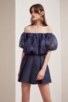 Keepsake Keepsake Stand Tall Top Navy Stencil Floralxxs, Xs,s,m,l