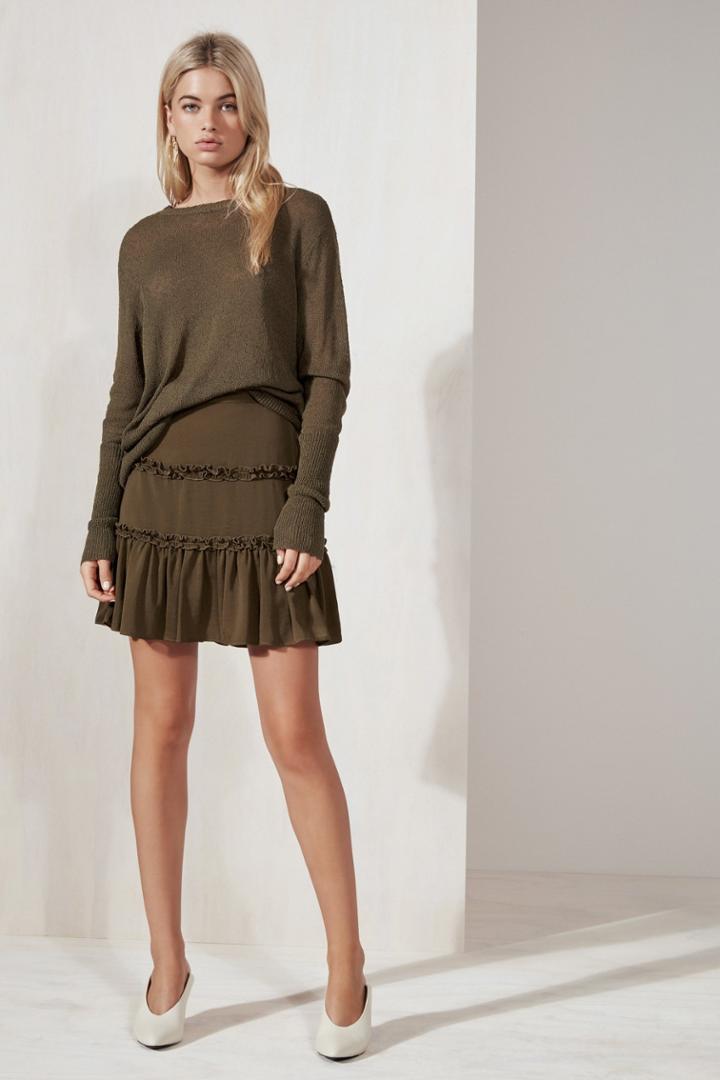 The Fifth Mandolin Knit Khaki
