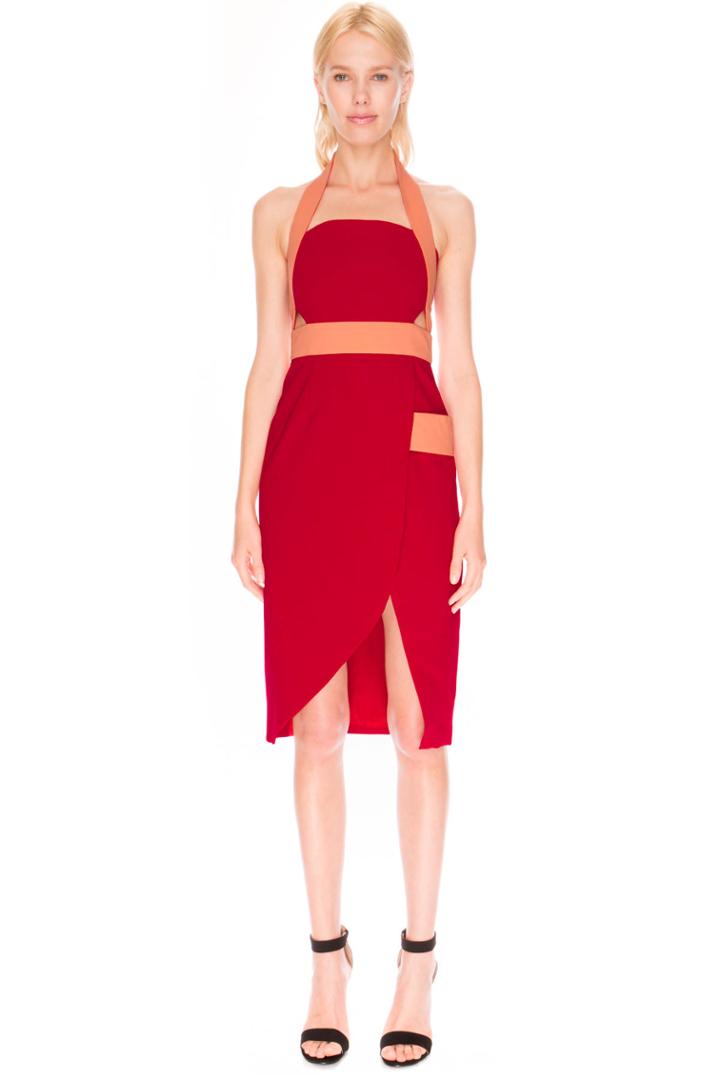 Finders Keepers Boardwalks Dress Tango/peach
