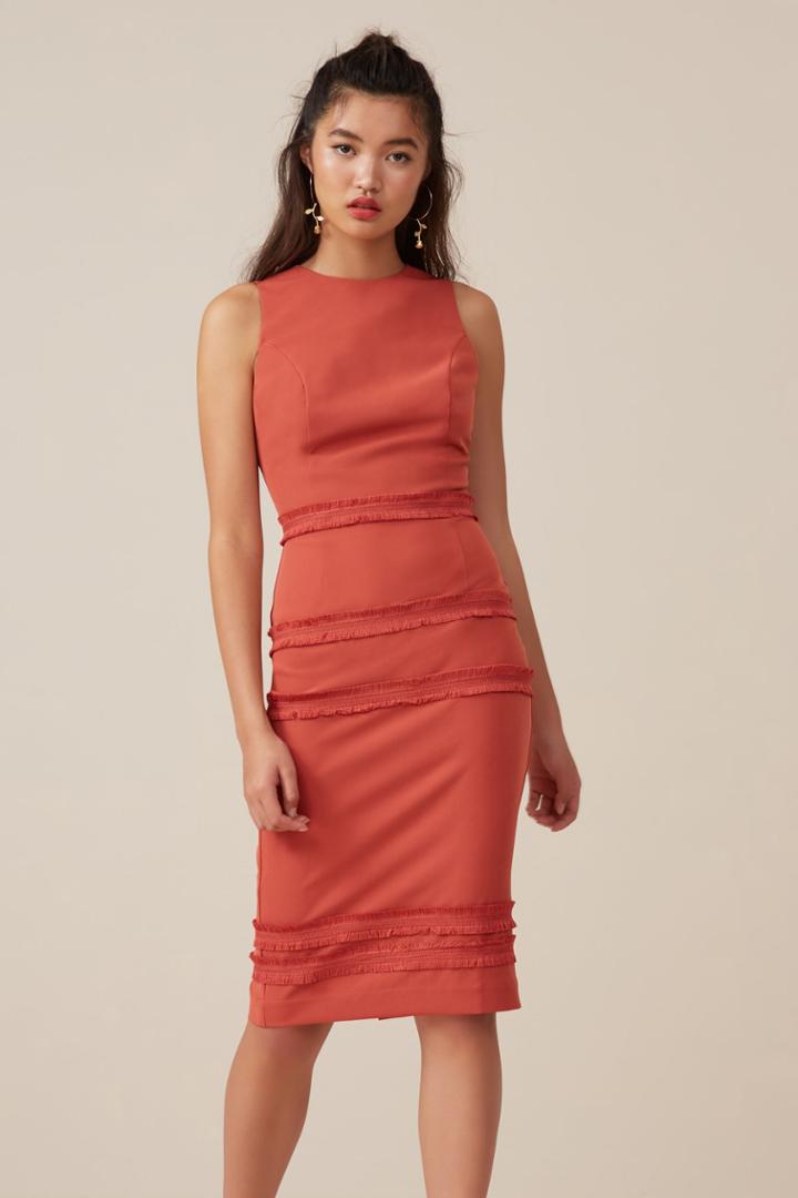 Finders Keepers Finders Keepers Visions Midi Dress Chillixs,s,m,l,xl