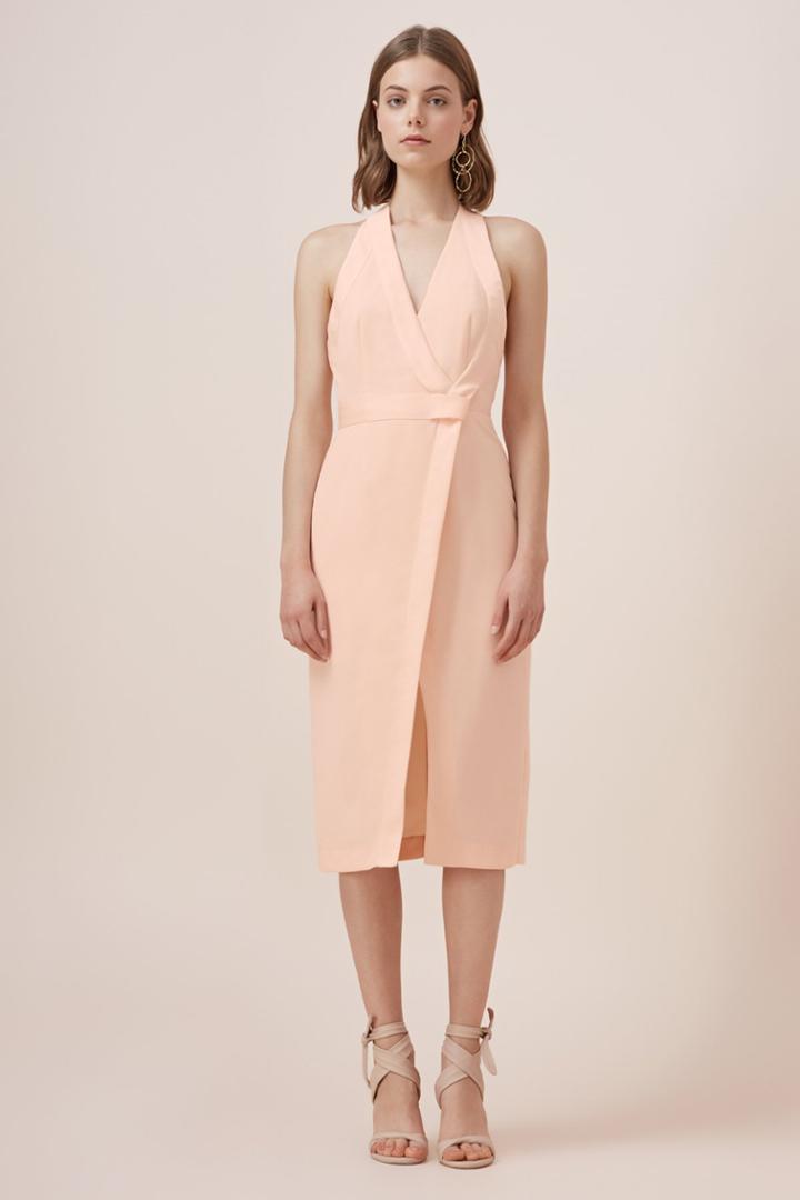 Keepsake Modern Things Dress Soft Peach