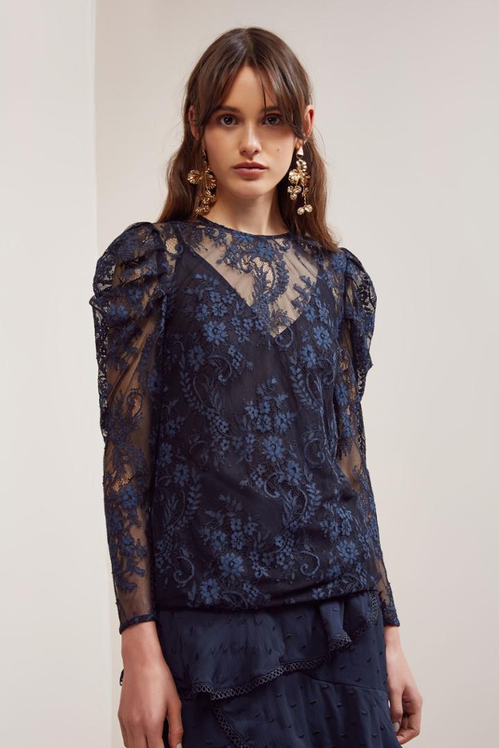Keepsake Keepsake Hold On Lace Top Navyxxs, Xs,s,m,l,xl