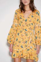 The Fifth Skyward Wrap Dress Honey Wildflowerxxs, Xs,s,m,l,xl
