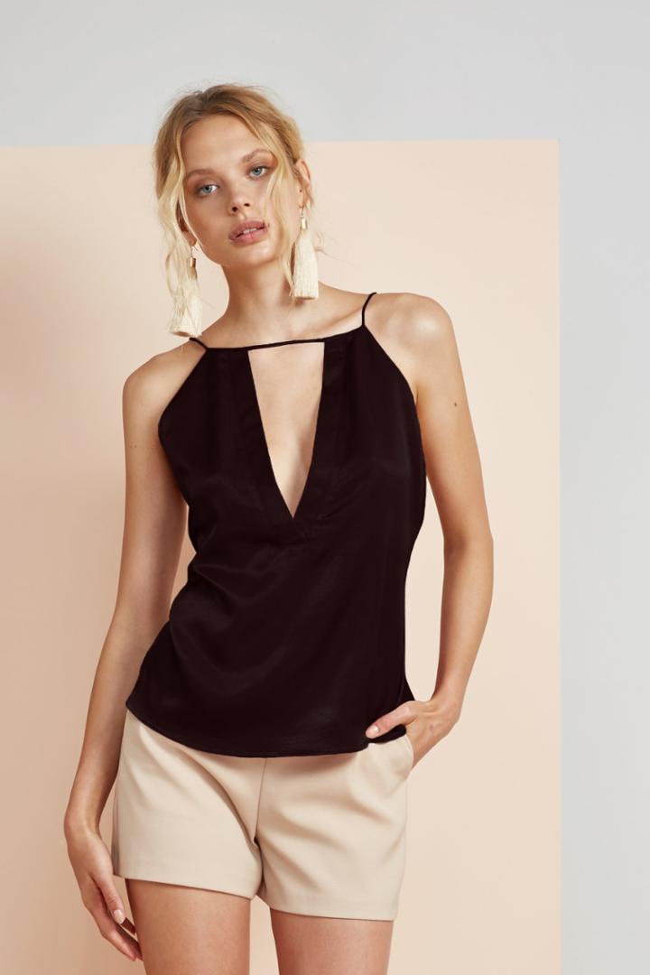 Finders Keepers Khalo Cami Black