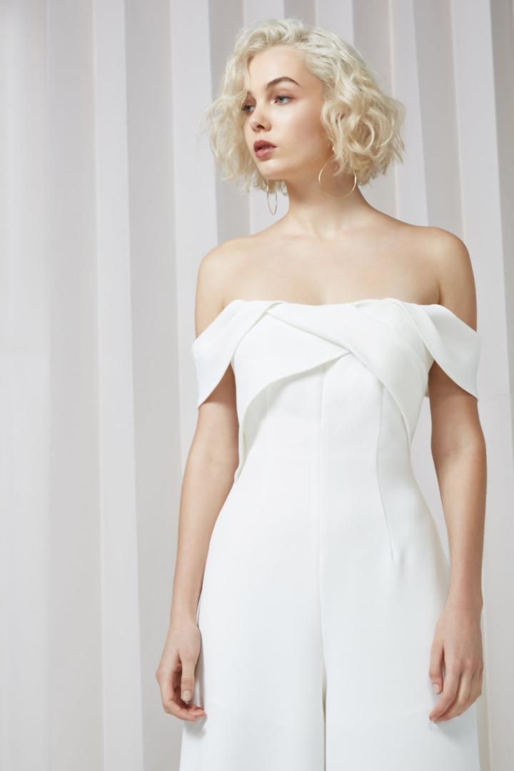 Keepsake Shooting Star Jumpsuit Ivory