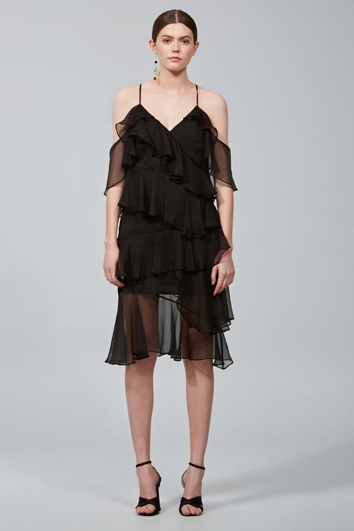 Keepsake Clover Dress Black