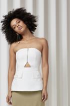 C/meo Collective No Limit Bustier Ivory