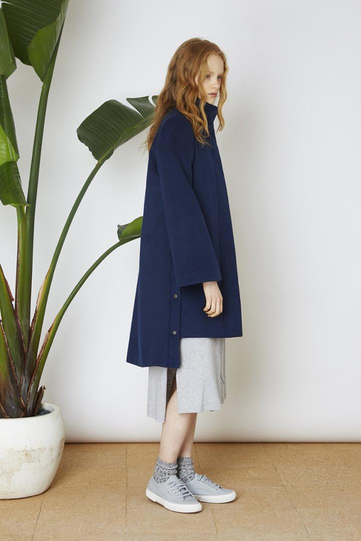 The Fifth The Elixir Coat Petrol Blue