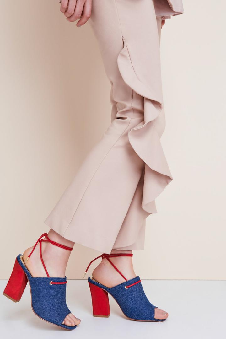 Jaggar Footwear Pinnacle Denim Heel Denim