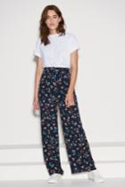 The Fifth The Fifth Skyward Pant Navy Wildflowerxxs, Xs,s,m,l