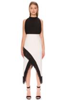 Finders Keepers Vertigo Skirt White/black