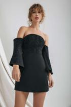 C/meo Collective Paradise Long Sleeve Dress Black