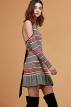 C/meo Collective No Return Long Sleeve Stripe Knit Dress Stripe
