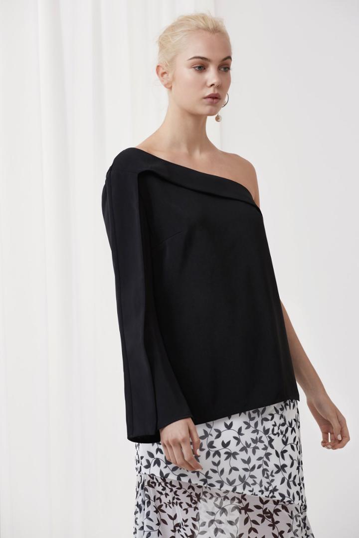 Keepsake Overpowered Long Sleeve Top Black