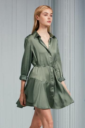 The Fifth The Fifth Journey Long Sleeve Dress Sagexxs, Xs,s,m,l,xl