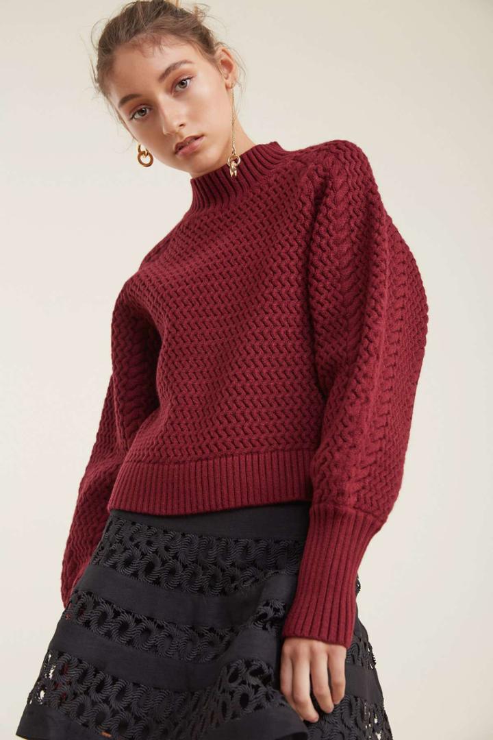 C/meo Collective Aria Knit Rubyxxs, Xs,s,m,l