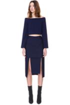 C/meo Collective Right Hand Skirt Navy