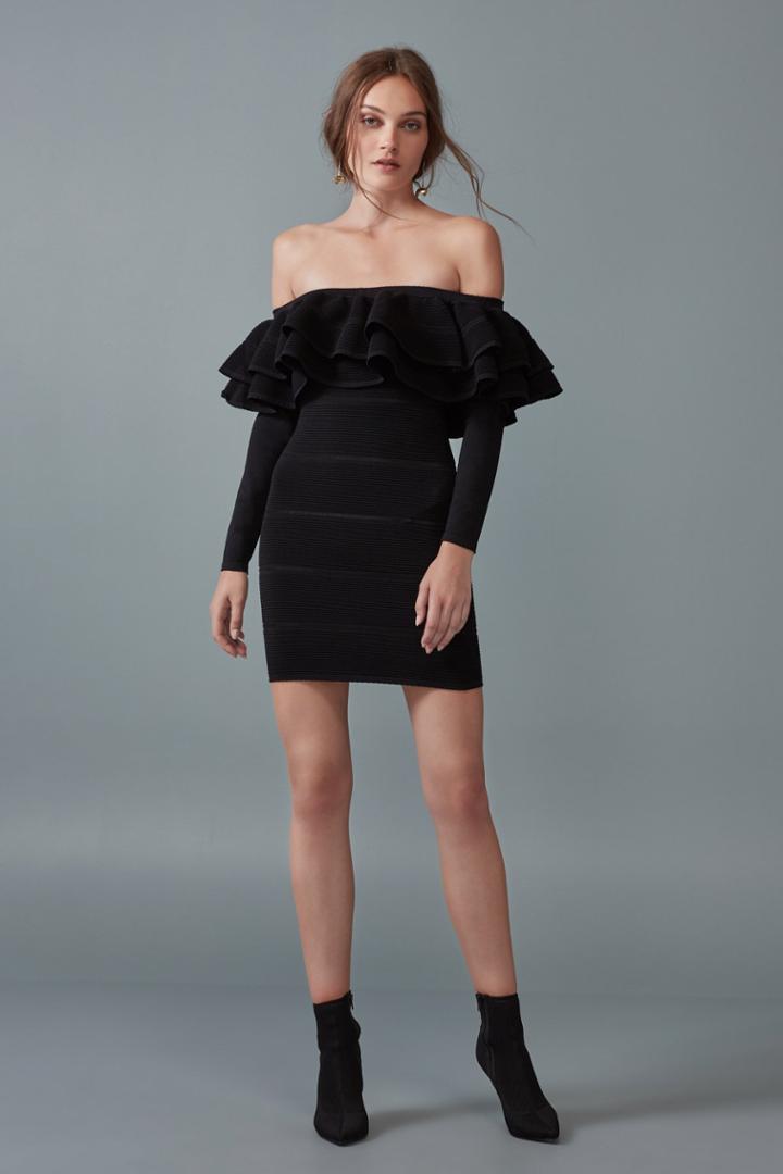 Keepsake Keepsake Over Time Knit Dress Blackxxs, Xs,s,m,l