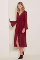 The Fifth The Fifth Sweet Memories Long Sleeve Dress Ruby