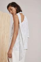 C/meo Collective C/meo Collective Everlasting One Shoulder Top Ivory Chain Print
