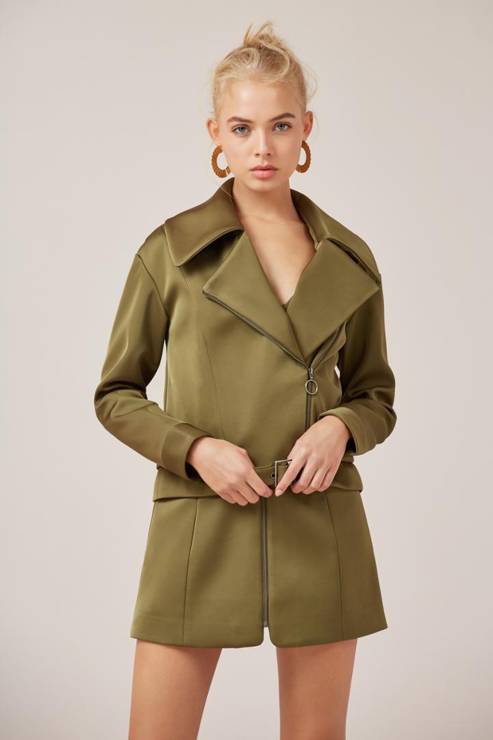 Finders Keepers Finders Keepers Permission Jacket Juniperxxs, Xs,s,m