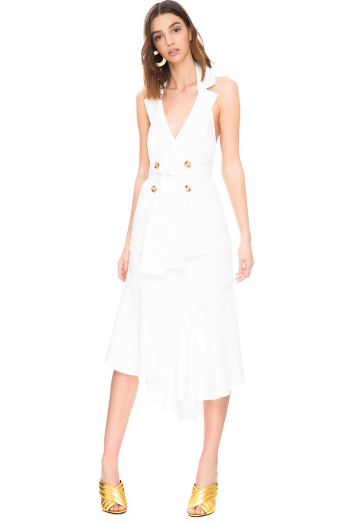 C/meo Collective Into You Halter Shirt Ivory